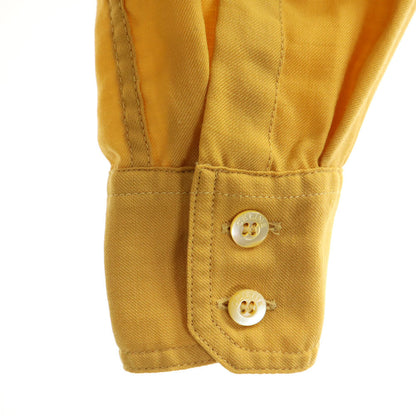 CELINE Swiss Long Sleeve Button Up Shirt Mustard Size 38