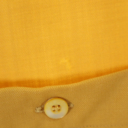 CELINE Swiss Long Sleeve Button Up Shirt Mustard Size 38