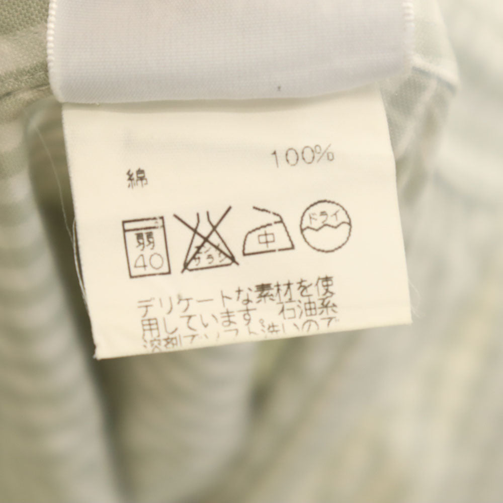 HERMES French Old Check Button-Down Shirt White Size 42