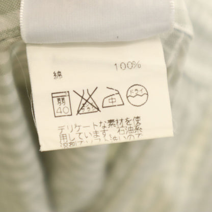 HERMES French Old Check Button-Down Shirt White Size 42