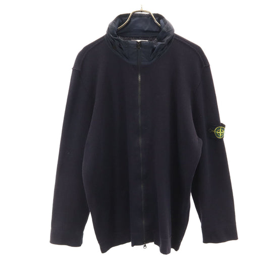 STONE ISLAND 18SS Italian Full Zip Sweater Black Size 3XL