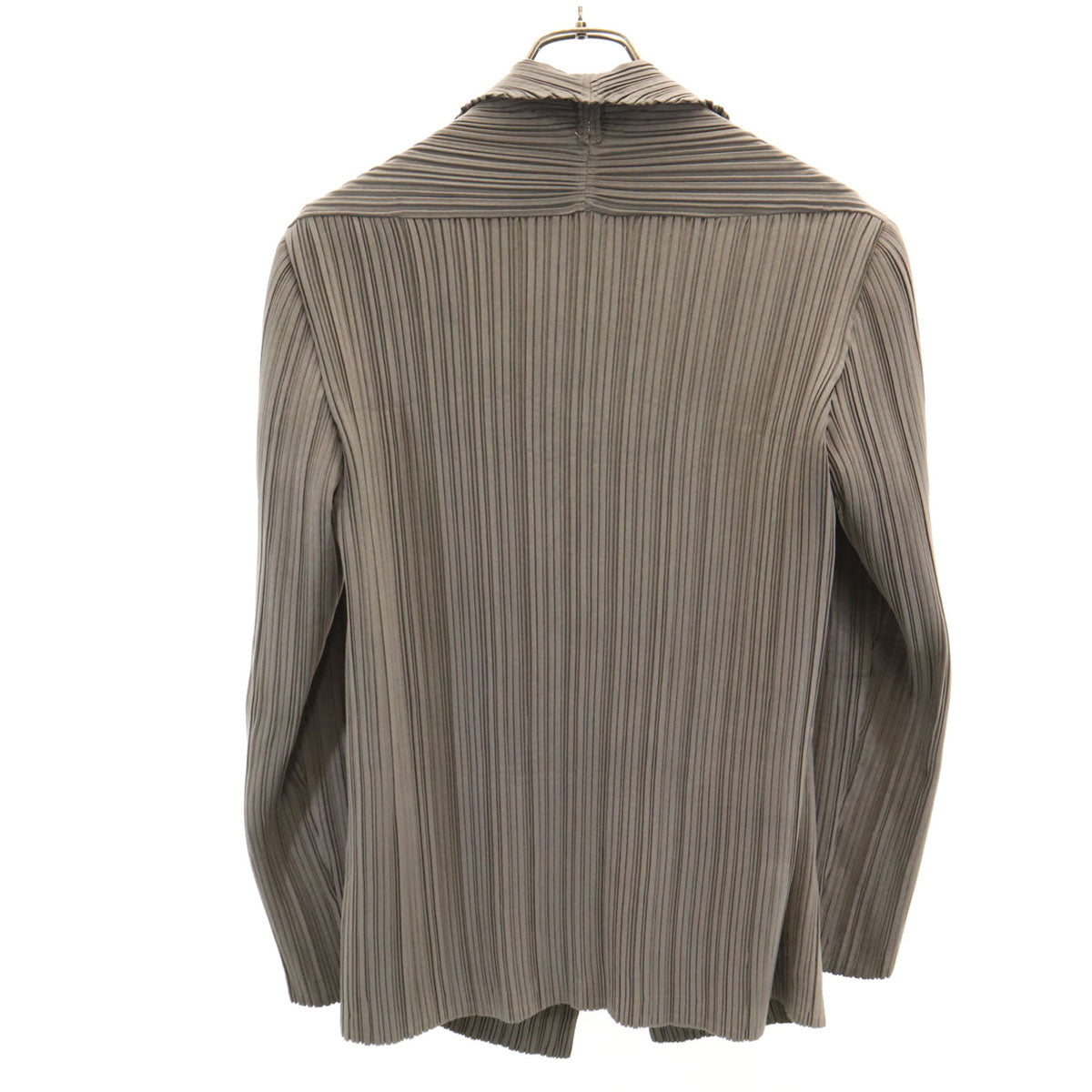 ISSEY MIYAKE 90s Japanese Pleated Blazer Beige Size JP 3
