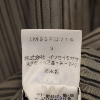 ISSEY MIYAKE 90s Japanese Pleated Blazer Beige Size JP 3