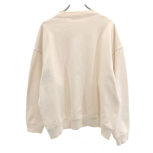 BALENCIAGA Portugal Distressed Sweatshirt Ivory Size M
