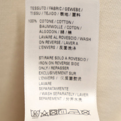 BALENCIAGA Portugal Distressed Sweatshirt Ivory Size M