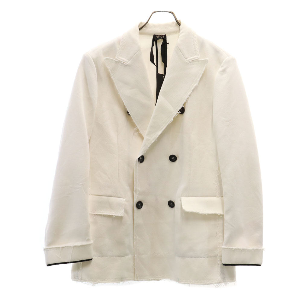 N°21 Cut-Off Peacoat White Coat Size 48