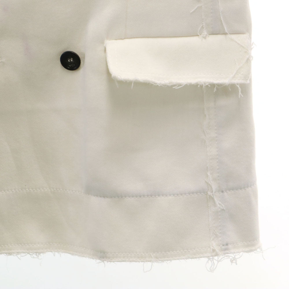 N°21 Cut-Off Peacoat White Coat Size 48