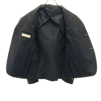 MARNI Italian Tailored Charcoal Black Blazer Size 50