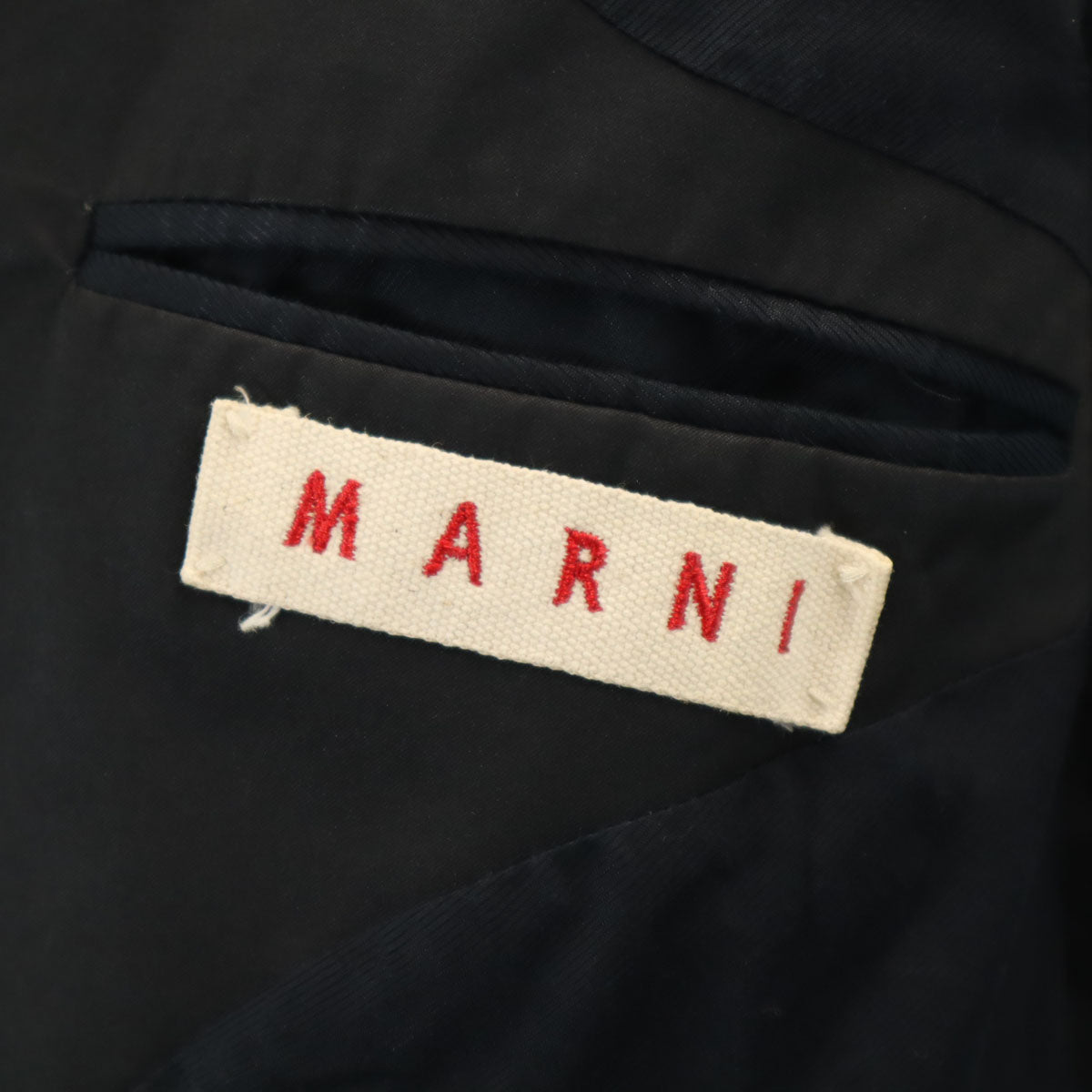 MARNI Italian Tailored Charcoal Black Blazer Size 50