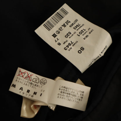 MARNI Italian Tailored Charcoal Black Blazer Size 50