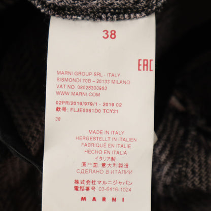 MARNI Check Pattern T-Shirt Multi Size 38