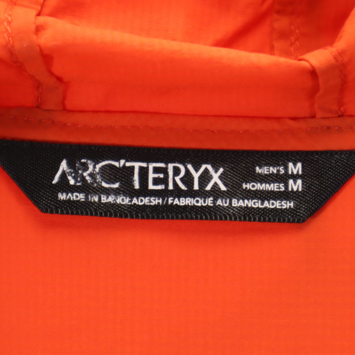 ARC'TERYX Hooded Outdoor Nylon Jacket Orange Size M