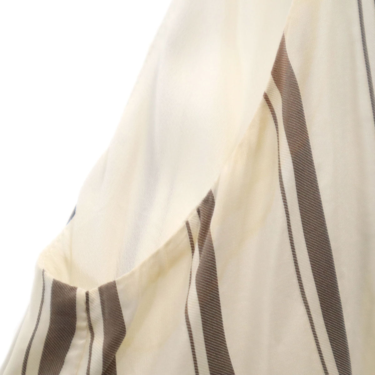 Brunello Cucinelli Italy-Made Stripe Vest Ivory Size M