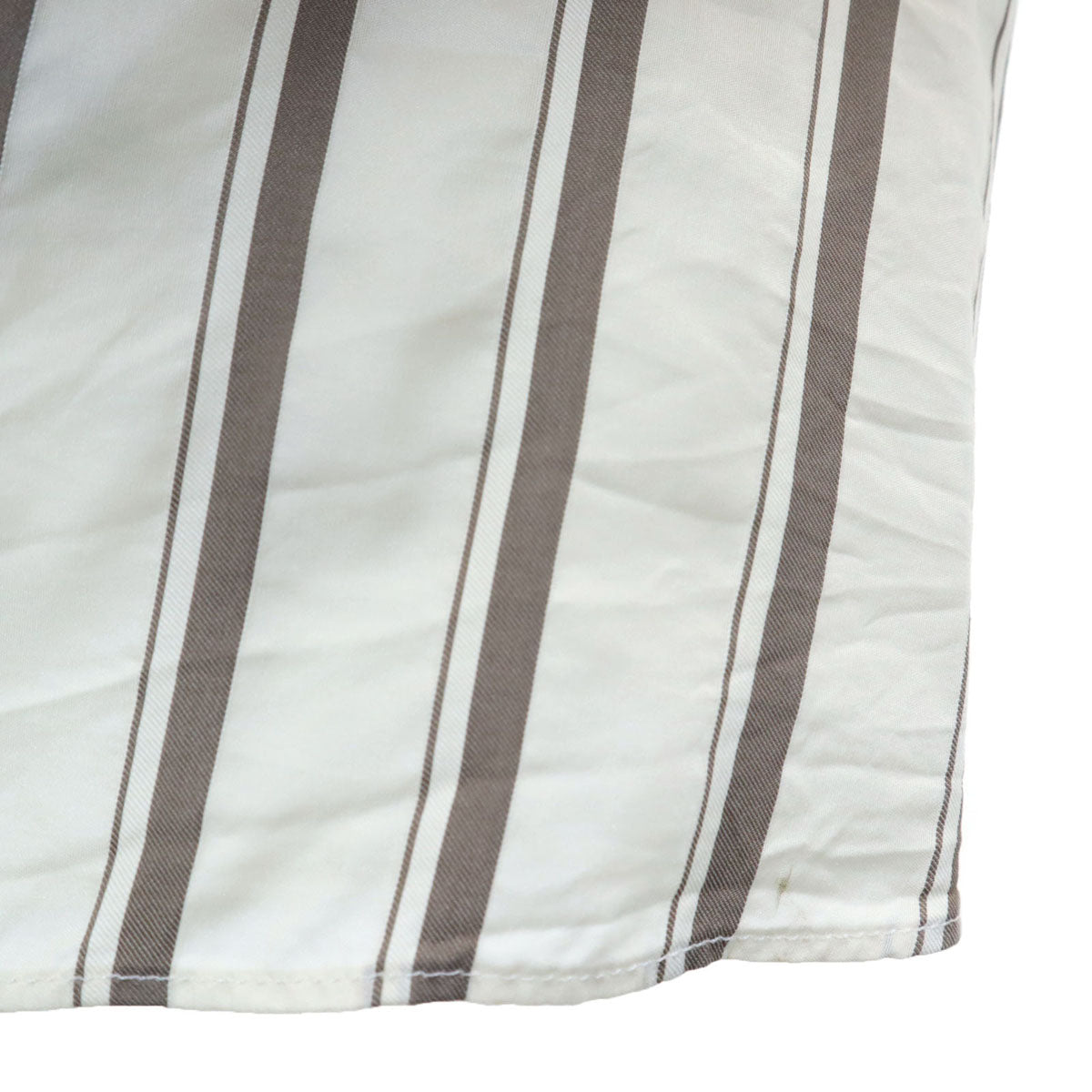 Brunello Cucinelli Italy-Made Stripe Vest Ivory Size M