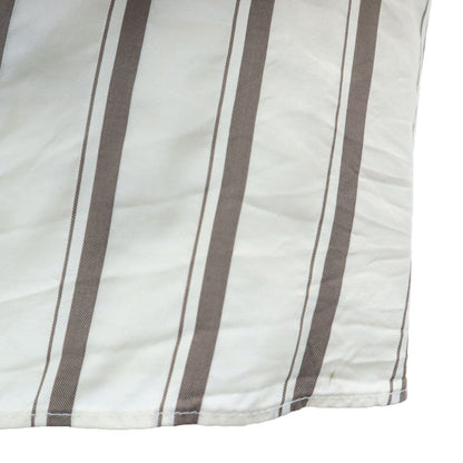 Brunello Cucinelli Italy-Made Stripe Vest Ivory Size M