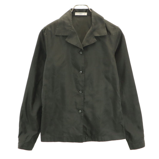 PRADA Italian Open Collar Long Sleeve Shirt Size 42