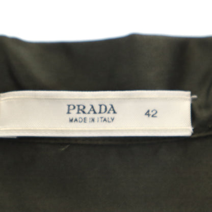 PRADA Italian Open Collar Long Sleeve Shirt Size 42