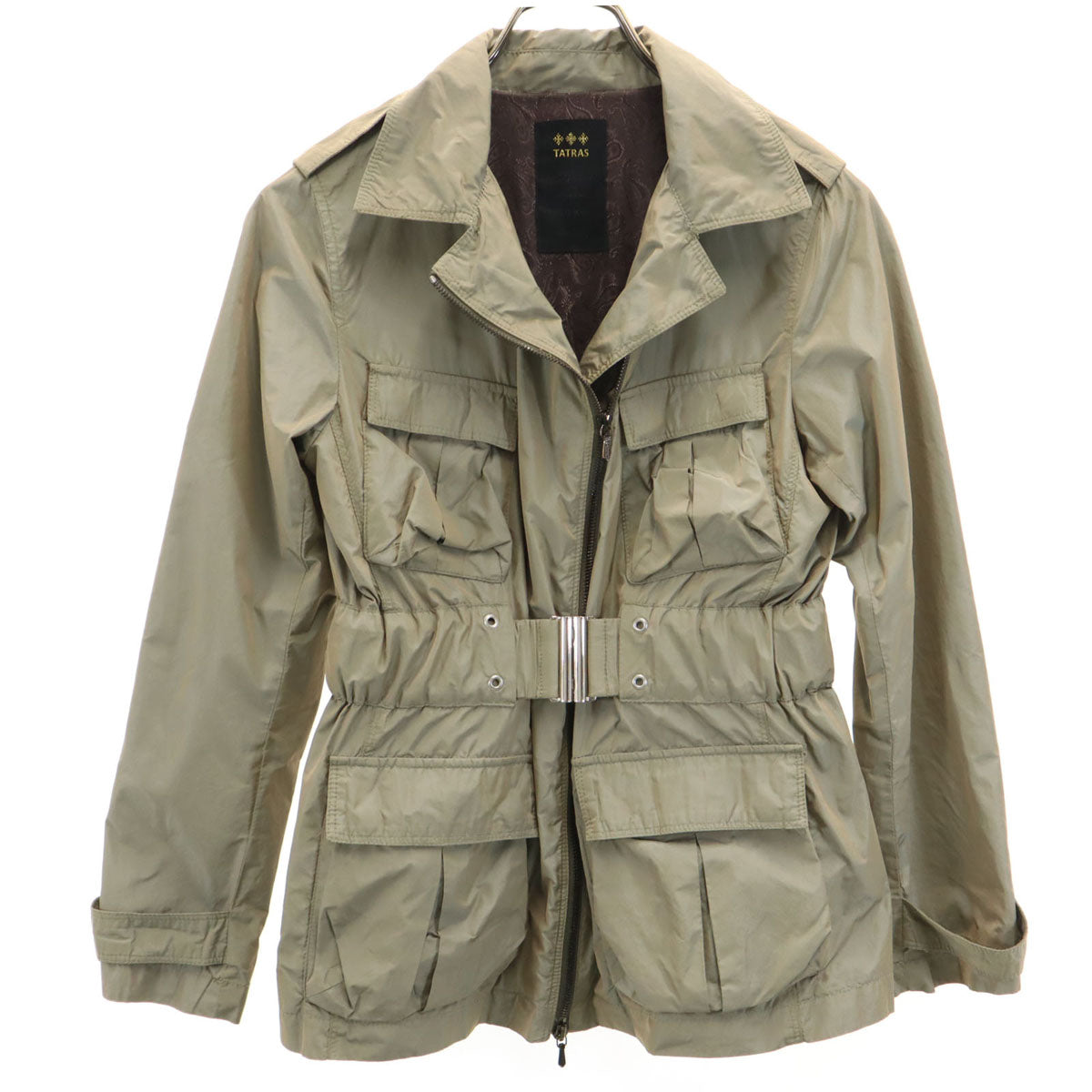 TATRAS Made in Poland Zip-Up Jacket Khaki Size 34