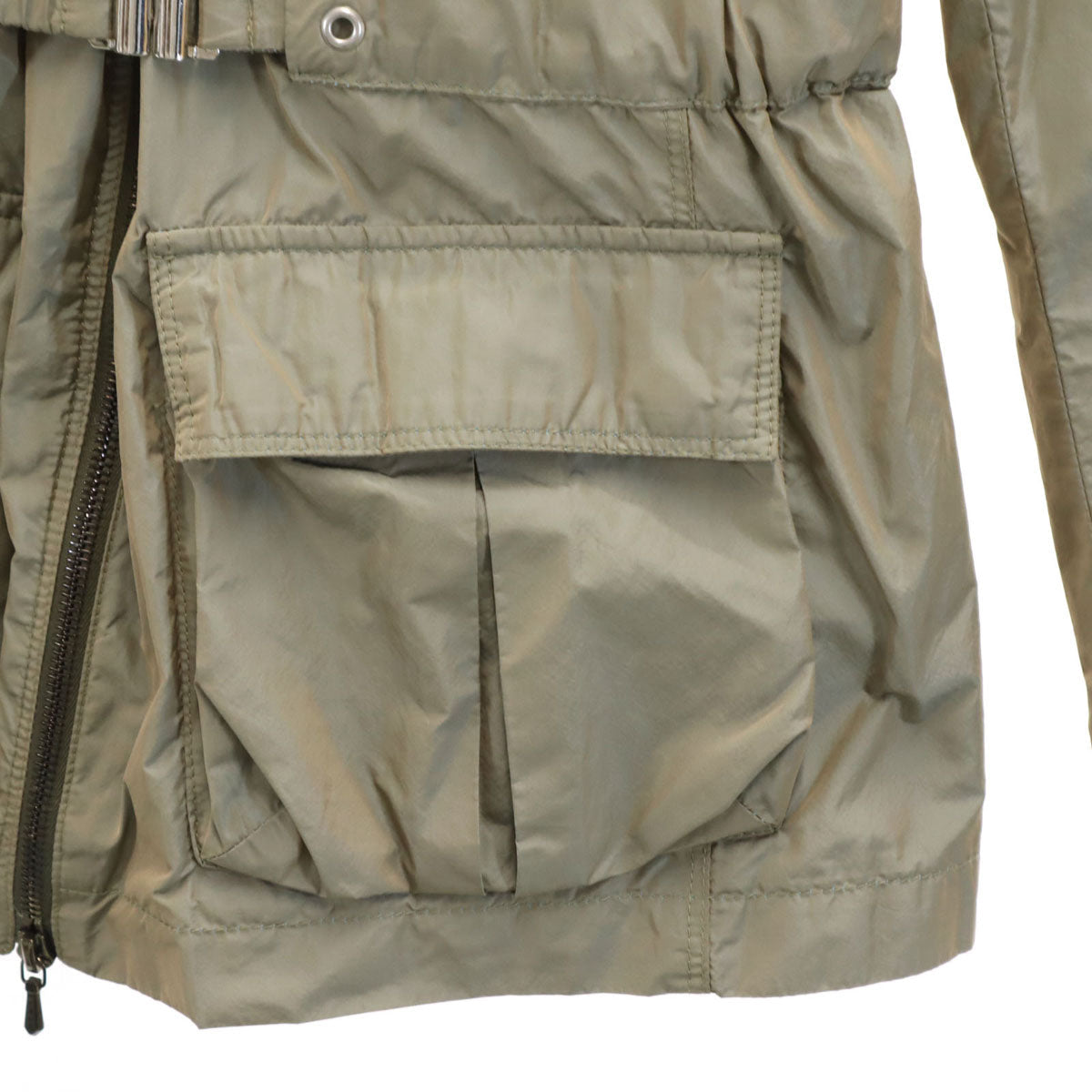 TATRAS Made in Poland Zip-Up Jacket Khaki Size 34
