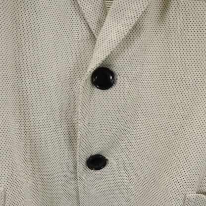 DRIES VAN NOTEN Bulgarian Tailored Blazer White Size 46