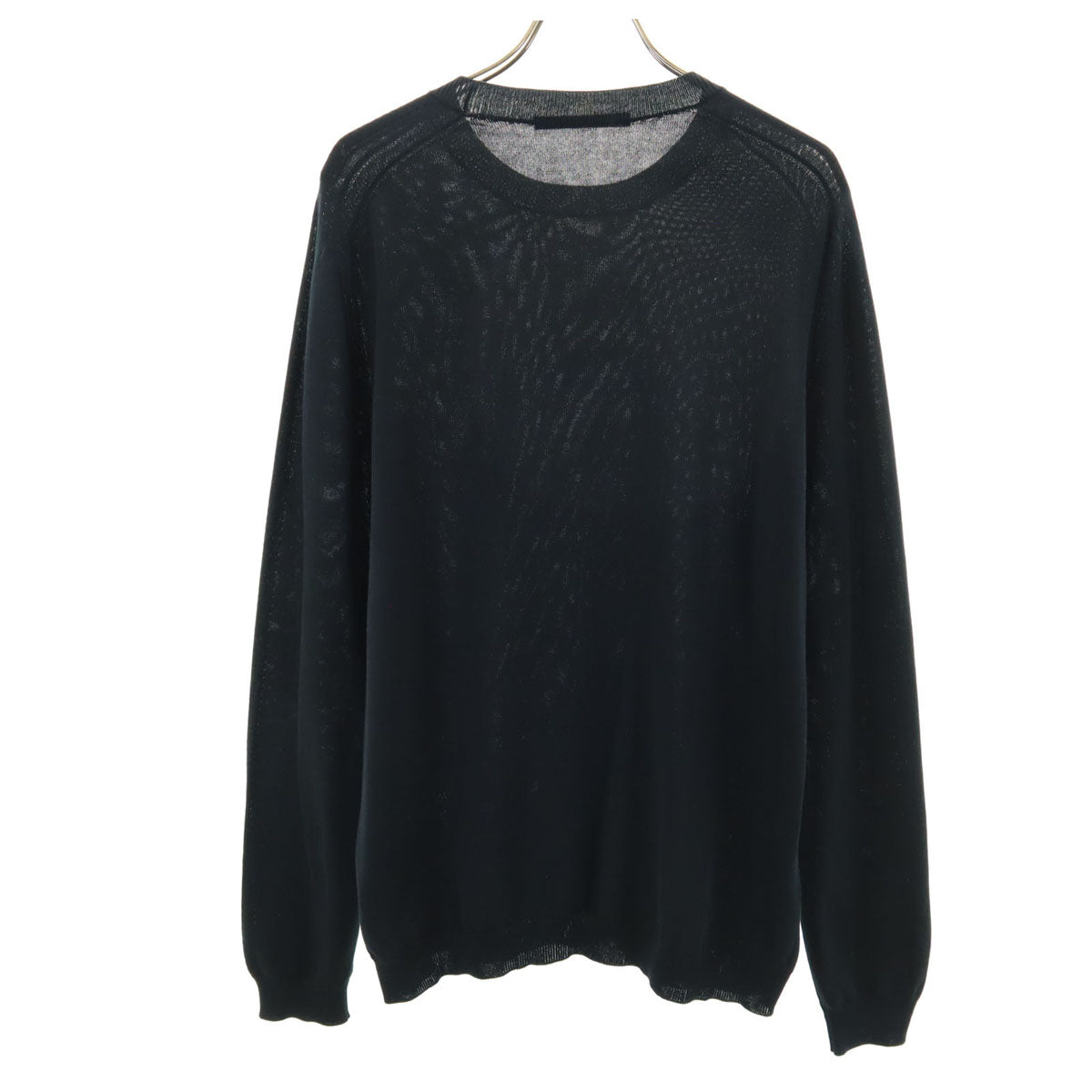 LOUIS VUITTON Italian Long Sleeve Sweater Black Size S