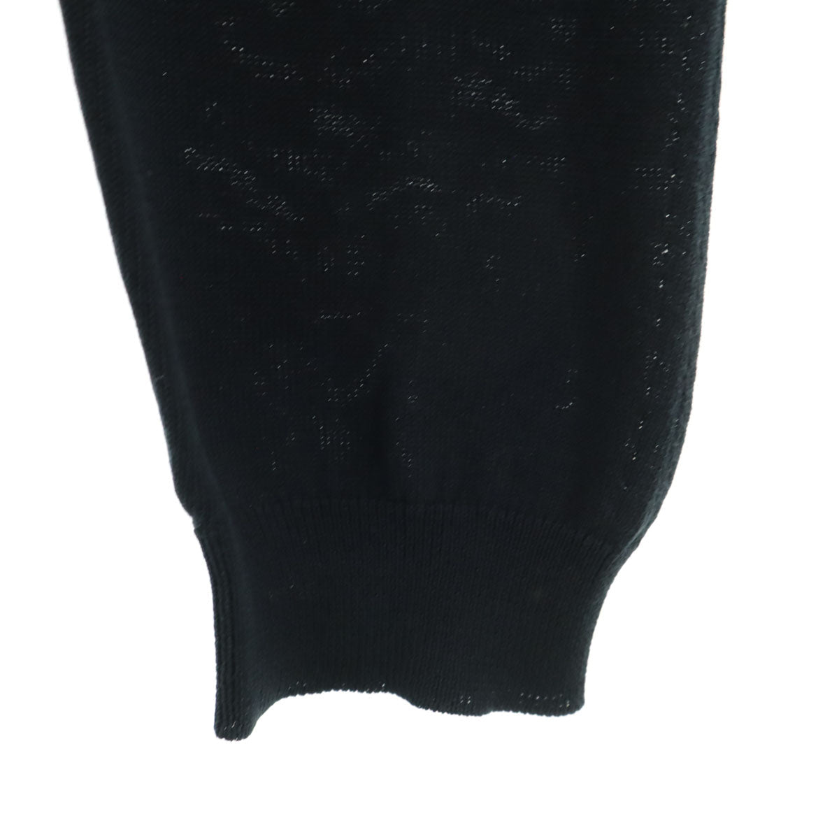 LOUIS VUITTON Italian Long Sleeve Sweater Black Size S