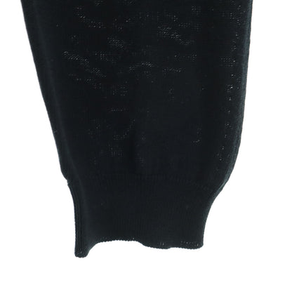 LOUIS VUITTON Italian Long Sleeve Sweater Black Size S