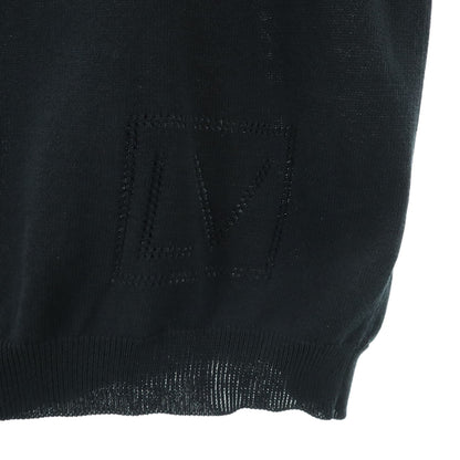 LOUIS VUITTON Italian Long Sleeve Sweater Black Size S