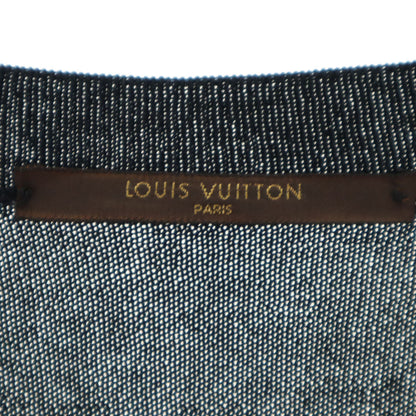 LOUIS VUITTON Italian Long Sleeve Sweater Black Size S