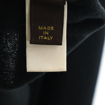 LOUIS VUITTON Italian Long Sleeve Sweater Black Size S