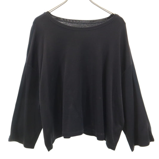 MM6 18SS Italian Long Sleeve Side Line Top Black Size S