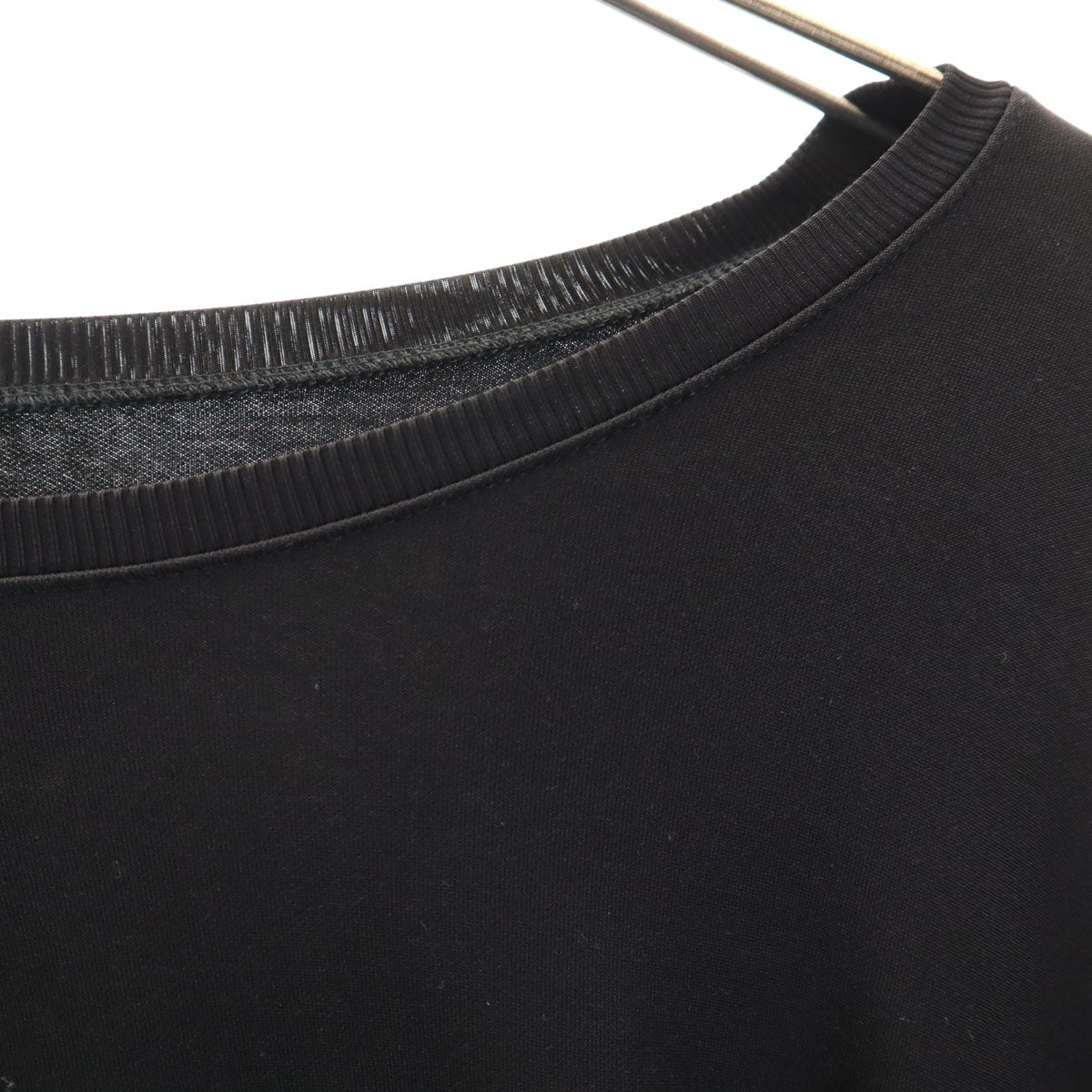 MM6 18SS Italian Long Sleeve Side Line Top Black Size S