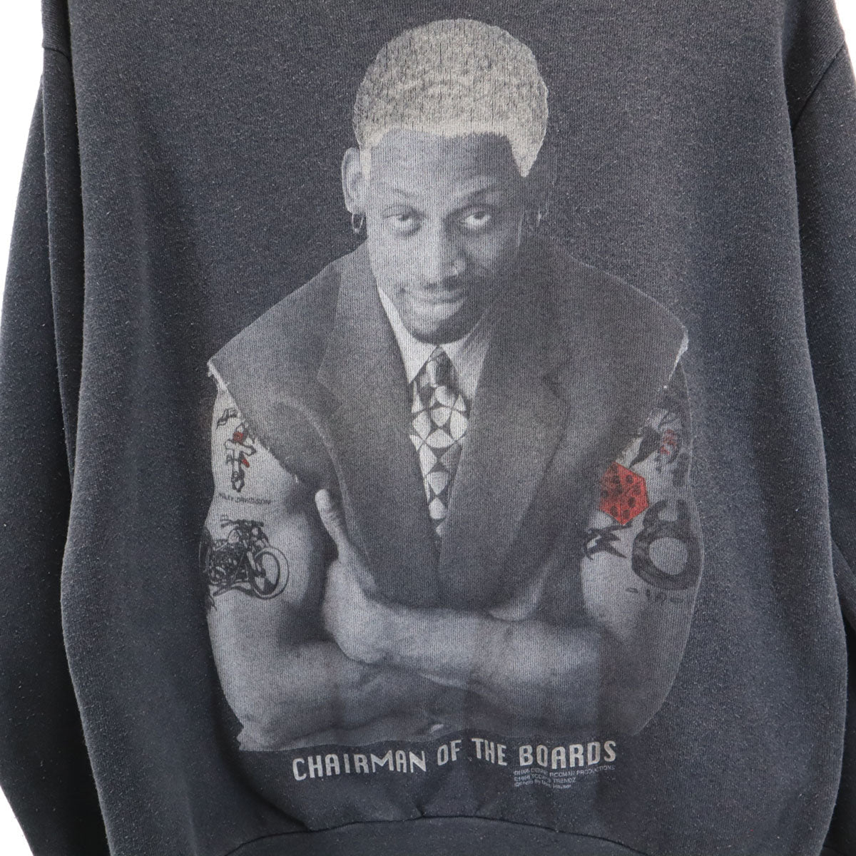 DELTA 90s Dennis Rodman Long Sleeve Sweatshirt Gray Size M