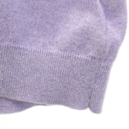 Brunello Cucinelli Italian V-Neck Knit Sweater Purple