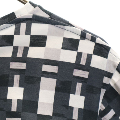 BALENCIAGA Portuguese Geometric Print T-Shirt White Size M