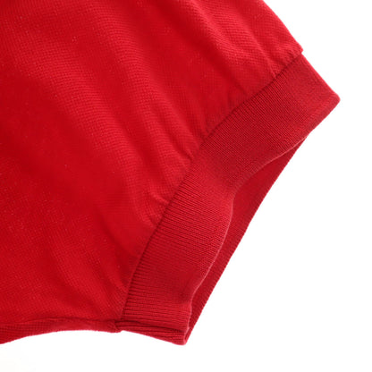 GUCCI 80s Vintage Made in Italy Pique Polo Shirt Red Size M