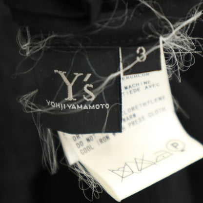 Y's Japanese Sleeveless Shirt Black Size JP 3