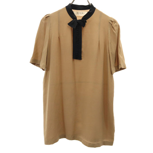 MARNI Silk Short Sleeve Pullover Blouse Size 38