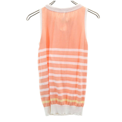 LOUIS VUITTON Italian Sleeveless Sweater Pink Size XS