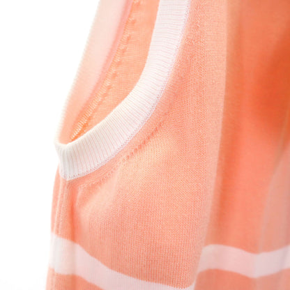 LOUIS VUITTON Italian Sleeveless Sweater Pink Size XS