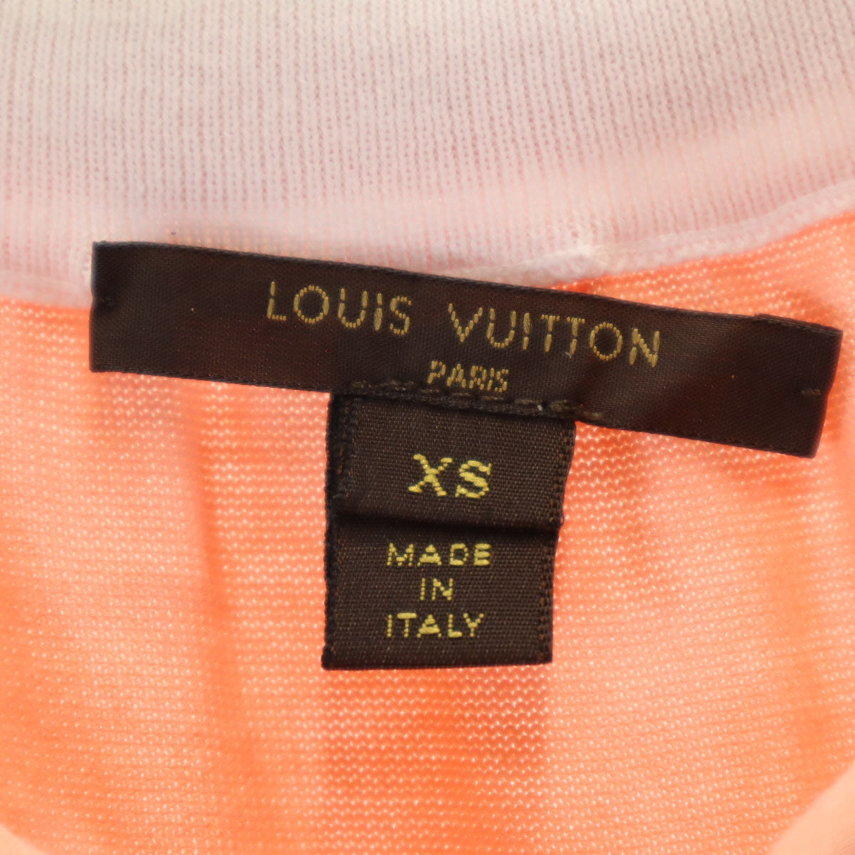 LOUIS VUITTON Italian Sleeveless Sweater Pink Size XS
