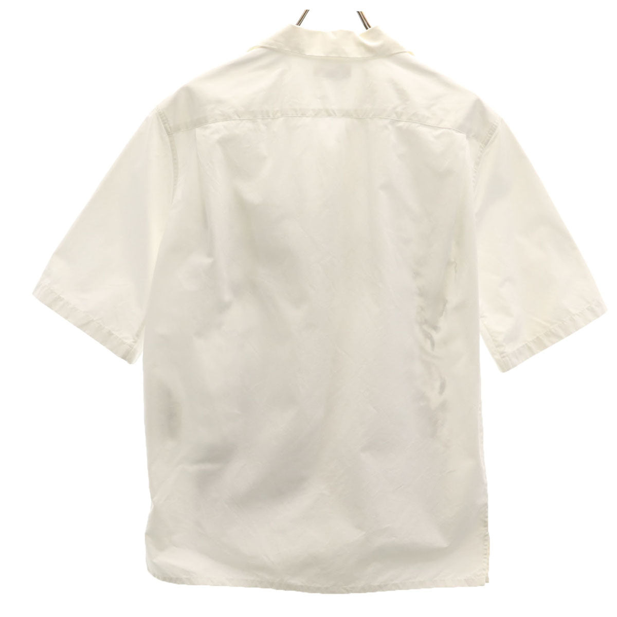 Alexander McQueen Skull Open Collar Shirt White Size 15+