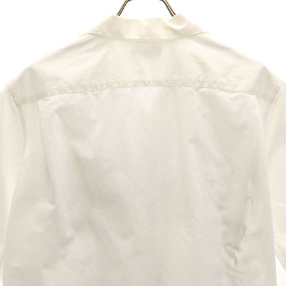 Alexander McQueen Skull Open Collar Shirt White Size 15+