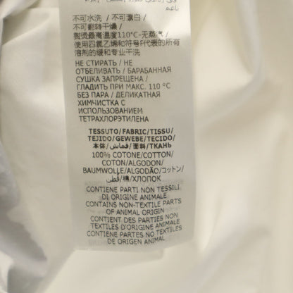 Alexander McQueen Skull Open Collar Shirt White Size 15+