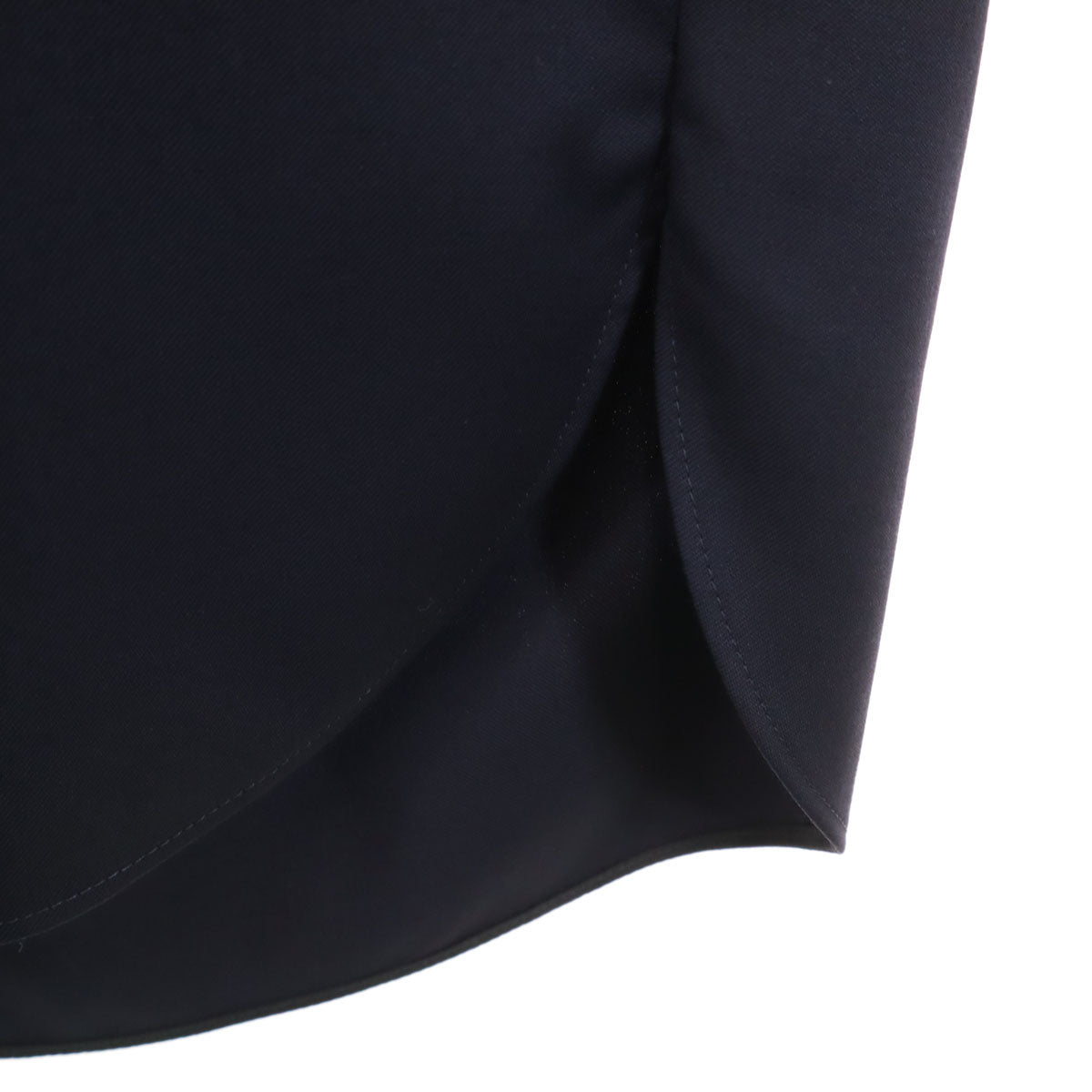 newnow Japan Wool Long Sleeve Shirt Navy Size L/M