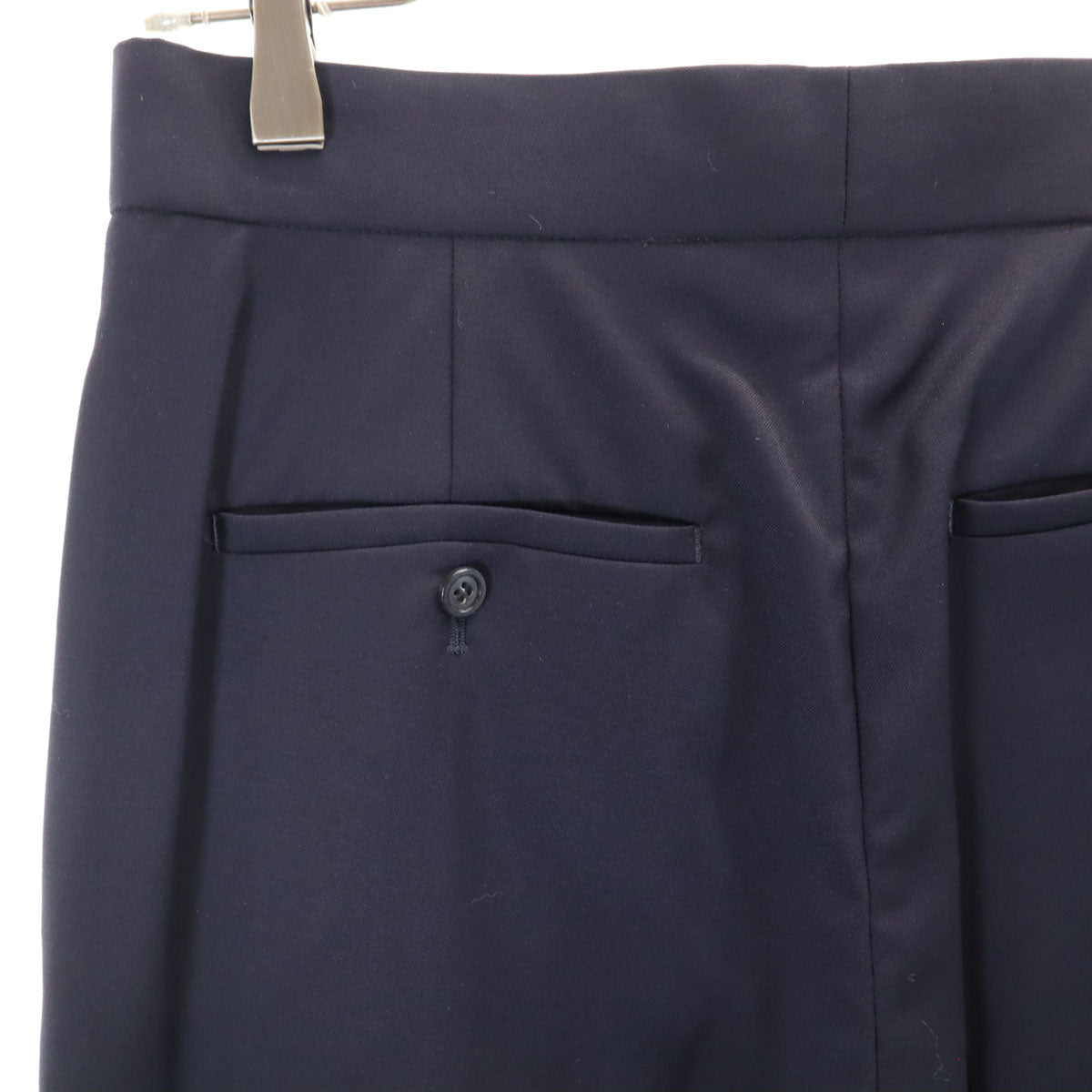 newnow Japan Wool Long Sleeve Shirt Navy Size L/M