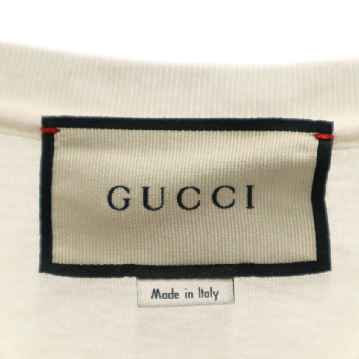 GUCCI Short Sleeve T-Shirt White Size S