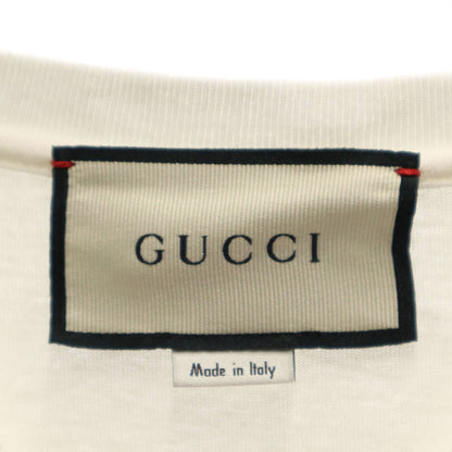 GUCCI Short Sleeve T-Shirt White Size S