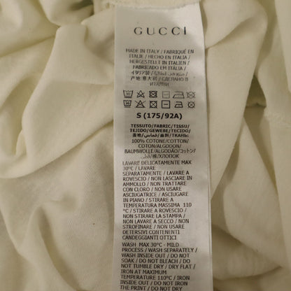 GUCCI Short Sleeve T-Shirt White Size S