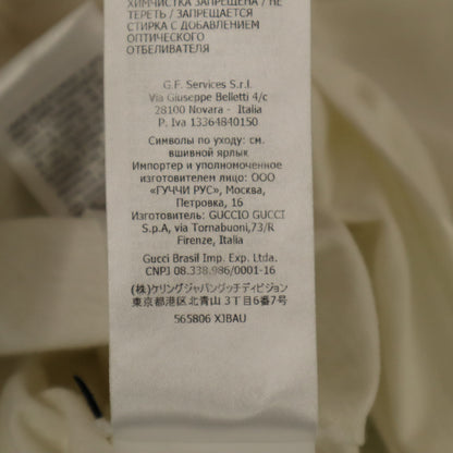GUCCI Short Sleeve T-Shirt White Size S